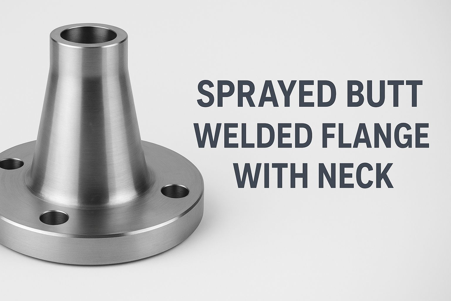 Sprayed Butt Welded Flange with Neck — A Reliable Choice for High-Pressure Piping